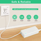Power Cord Compatible with Cricut Maker 3 Cutting Machine 24VDC Power Replacement Cord Compatible with Cricut Maker 3 Power Adapter & Cord(White) LaWana
