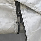 Outsunny 6' x 8' Carport Portable Garage, Heavy Duty Storage Tent, Patio Storage Shelter w/Anti-UV PE Cover and Double Zipper Doors, for Motorcycle Outsunny