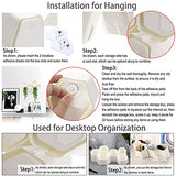 BTSKY Hexagonal Creative Pen Holder, Pen Container, Brush Pot, Combination Desktop Storage Organizer, Creative Hanging Planter Holder Multifunctional BTSKY