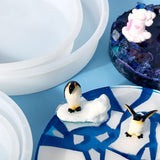 4 Deep Circle Silicone Molds for Resin, Round Silicone Molds for Resin 3" x 2" in, 5" x 2" in, 7" x 2" in, 9" x 2" in Deep Round Molds Deep Epoxy Charmewooden