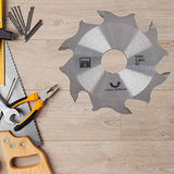 Kadimendium 4inch 6 Tooth 22mm Bore Carbide Biscuit Jointer Blade Cutter Replacement Plate Joiner Blade Carbide Plate Joiner Blade Biscuit Joiner Kadimendium