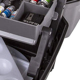 ArtBin 6893AG 3-Tray Art Supply Box, Portable Art & Craft Organizer with Lift-Up Trays, [1] Plastic Storage Case, Gray/Black ArtBin