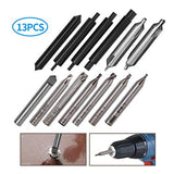 13pcs/Set Drill Bits Key Cutting Machine Cutter Vertical Machine Cutting Parts Vkinman