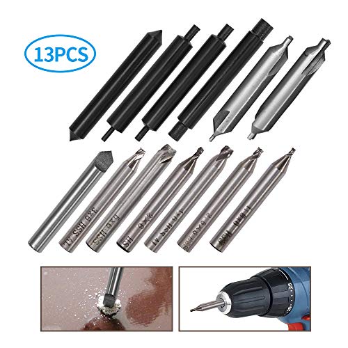 13pcs/Set Drill Bits Key Cutting Machine Cutter Vertical Machine Cutting Parts - WoodArtSupply