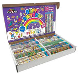 Happy Birthday Pencils Classpack 250 Count - 10 Unique Designs Cra-Z-Art