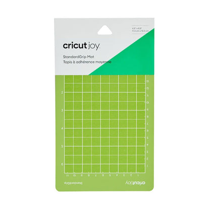 Cricut Joy StandardGrip Mat 4.5" x 6.5" Reusable Cutting Mat for Crafts with Protective Film, Use with Cardstock, Iron On, Vinyl and More, Compatible