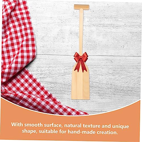 EXCEART Wooden Oars Ocean Mini Mini Decoraciones para Salas De Casa Unfinished Wood Paddles Unfinished Oar Shape Craft Paddle for Crafts Paddle - WoodArtSupply