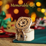 ROKR 3D Wooden Puzzle Mechanical Treasure Box Model DIY Brain Teaser Projects for Adult Kid Age 14+ ROKR