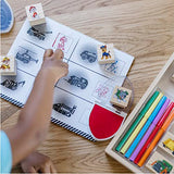 Melissa & Doug PAW Patrol Wooden Stamps Activity Set with Markers, Activity Pad (25 Pieces) Melissa & Doug