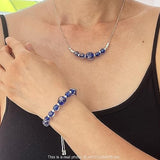 ARTSY CRAFTS INC Glow in The Dark Firefly Beads Bracelets Necklaces, Murano Glass Beads Crystal Birthstone Beaded Jewelry Adjustable Slider Chain ARTSY CRAFTS INC