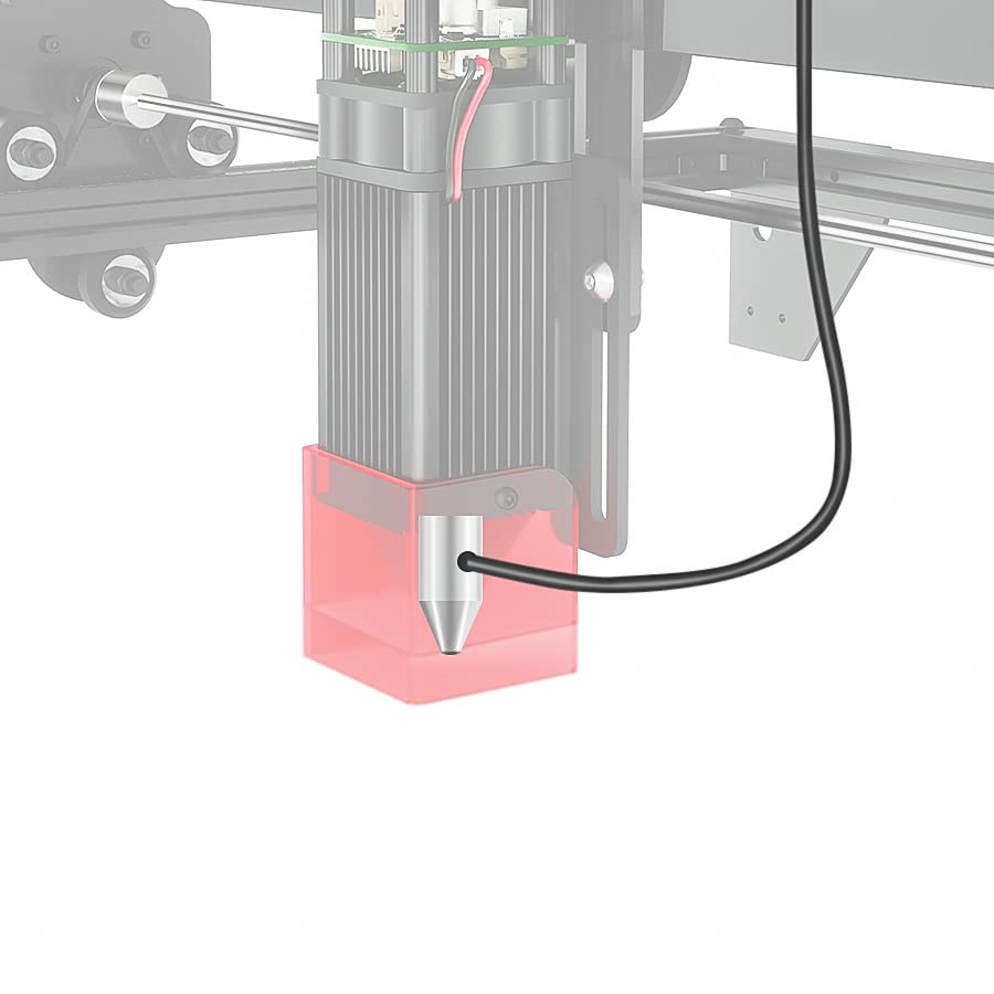 Longer Air Assist for RAY5 10W, Large Airflow, Adjustable Airflow of 10-30L/min, for CNC Cutting and Laser Engraving,Remove Smoke and Dust,Protect - WoodArtSupply