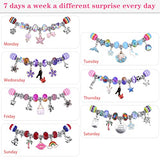 VICTLOV 126 Pieces Charm Bracelet Making Kit, DIY Craft for Girls, Unicorn/Mermaid Crafts Gifts Set for Arts and Crafts for Girls Teens Ages 8-12 VICTLOV