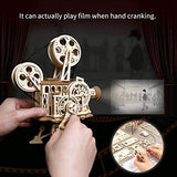 ROKR 3D Wooden Puzzles for Adults- 183pcs Mechanical Model Wooden Craft for Adults Movie Projector Gift for Adults &Teens (Vitascope) ROKR