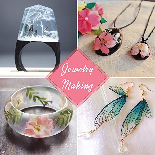 UV Resin - 200g Crystal Clear Ultraviolet Curing UV Resin for DIY Jewelry Making, Craft Decoration - Hard Transparent Glue Solar Cure Sunlight Limino