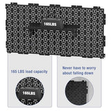 WORKPRO Metal Pegboard 16”x 32” Steel Panel with Round Holes & Vertical Slots, Black Heavy Duty Garage Peg Board Wall Pegboard Organizer for Wood WORKPRO