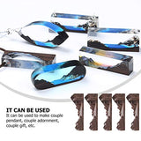 Couple Gifts Couple Gifts DIY Gift 5pcs Wooden Pieces for Epoxy Resin Crafts Natural Unfinished Wood Landscape for DIY Jewelry Making Pendant EXCEART