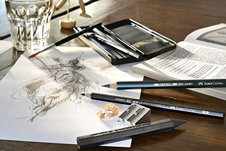 Faber-Castell 11 Piece Pitt Graphite Tin Set Faber-Castell