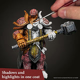 The Army Painter Speedpaint Metallics Set 2.0+ - 10 Speed Model Paint Kit - Pre-Loaded with Mixing Balls, 1 Basecoating Model Paint Brush, Army The Army Painter