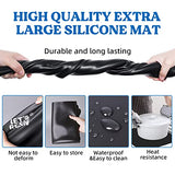 LET'S RESIN Extra Large Silicone Mat for Crafts,36''x24''Nonstick &Nonskid Heat-Resistant Silicone Crafts Mat, Easy Clean&Store Multipurpose Silicone LET'S RESIN