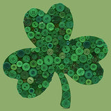 St Patricks Day Decorations, Unfinished Wood Shamrock Cutout, 12 Inches, Wooden Clover Décor, Pack of 3, by Woodpeckers Woodpeckers