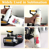 2 Packs Heat Resistant Tape for Heat Press Sublimation, High Temperature Heat Transfer Tape No Residue Thermal Transfer Tape for Dye Sublimation, Billbotk