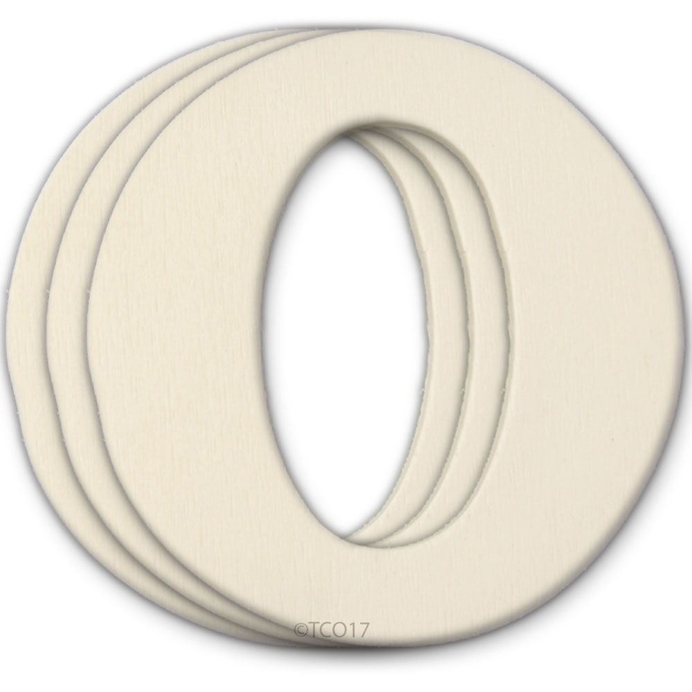 4-in Wooden Shape 1/8" Thick Shape (Star) Unfinished Plywood Shape Star, 3-Pack The Crafts Outlet