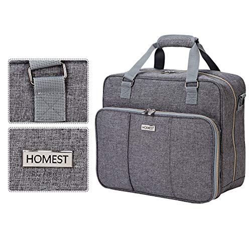 HOMEST Carrying Case for Cricut Easy Press 2 (12"x 10"), Tote Bag Compatible with Cricut Heat Press Machine, Grey (Bag Only) - WoodArtSupply