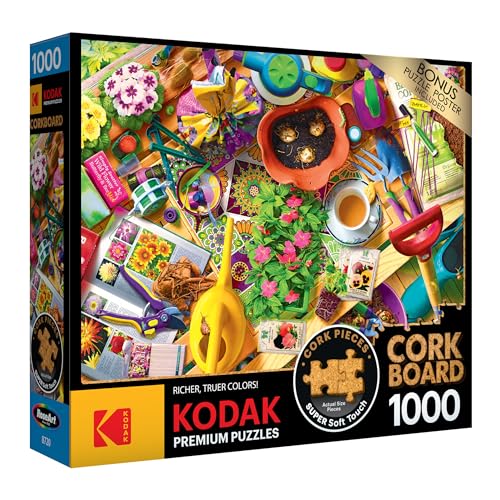 Cra-Z-Art - RoseArt - Kodak Premium Cork - Inside The Gardener's Shed - 1000 Piece Jigsaw Puzzle