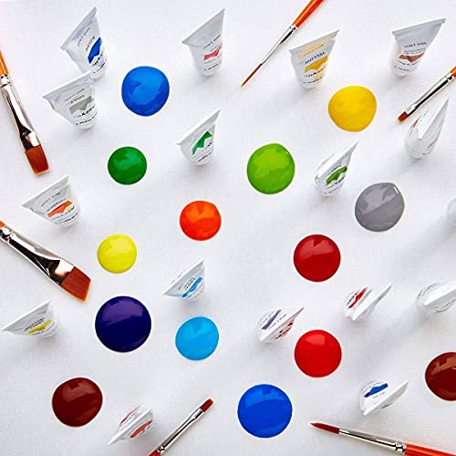 KINGART Studio Acrylic Paint, 12ml (.4oz), Set of 48 Colors KINGART