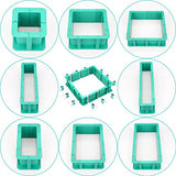 Adjustable Mold Housing Kit for Silicone Molds Making - Plastic Housing Frame for DIY Silicone Rubber Mold Making - Free Combination Mold Housing for DecorRom