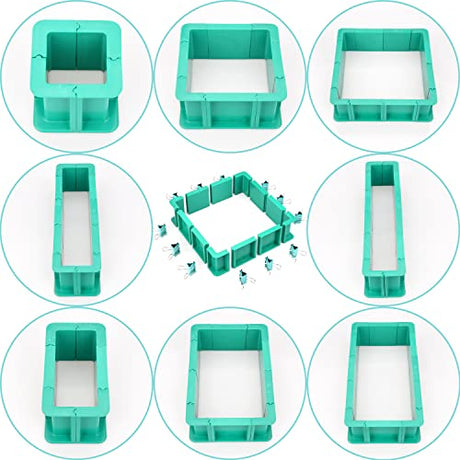 Adjustable Mold Housing Kit for Silicone Molds Making - Plastic Housing Frame for DIY Silicone Rubber Mold Making - Free Combination Mold Housing for DecorRom
