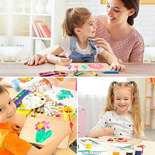 MIAHART 15 Pack 1/12 x 4 x 6 Inch Basswood Sheets, Unfinished Wood Boards Thin Wood Sheets Plywood Board for DIY Project, Crafts, Mini House Building MIAHART