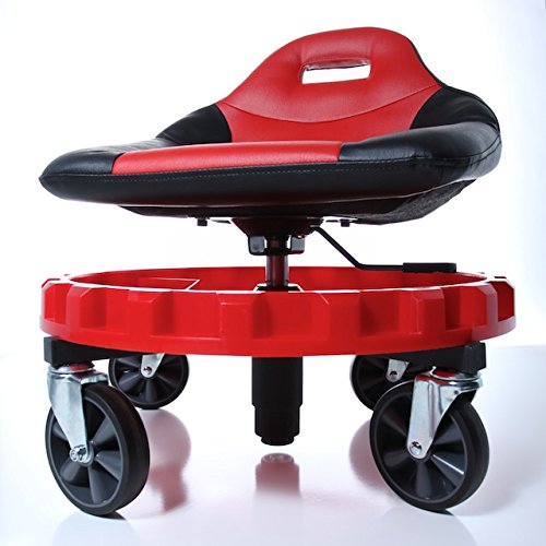 Traxion 2-700 ProGear Mobile Rolling Gear Seat W/Equipment Tray and Five All-Terrain 5" Casters Traxion