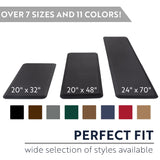 KANGAROO Thick Ergonomic Anti Fatigue Cushioned Kitchen Floor Mats, Standing Office Desk Mat, Waterproof Scratch Resistant Topside, Supportive All KANGAROO