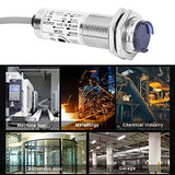 Proximity Sensors CDD-40N 18MM 4 Wire Inductive Proximity Sensor Detection Switch NPN DC12-24V 10-30mm Sensing Dist,Fiber Optic Sensor Garosa