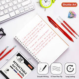 Shuttle Art Retractable Gel Pen Refills, 30 Pack Red Rollerball Gel Ink Pens Refills, Bulk Set, 0.7mm Fine Point for Writing Journaling Taking Notes Shuttle Art