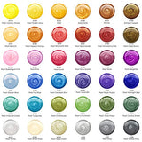 ARTEZA Metallic Gouache Paint Set, Set of 36 Pearl Paint Colors in 12ml/0.4 US fl oz Tubes, Pearlescent Paint for Canvas and Paper, Gouache Artist ARTEZA