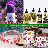 16 Bags Dried Flowers Herbs Kit for-Candle Soap Making,Perfect for Tea, Baking,Sachets & Fresh Fragrance,Lemon,Lavender,Pink RoseJasmine,Rose Oameusa