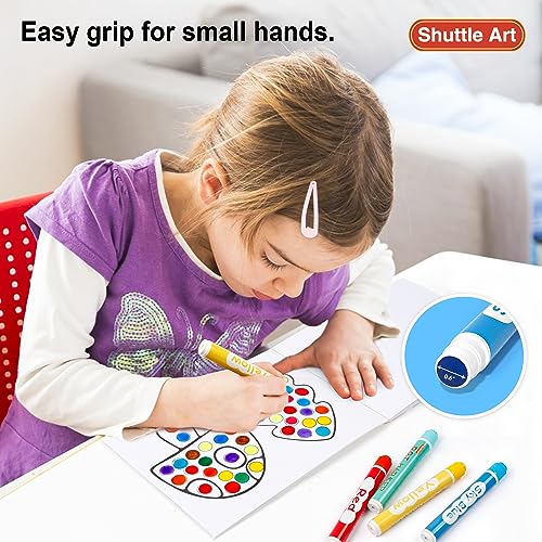 Shuttle Art Dot Markers, 40 Colors Washable for Toddlers with Free Activity Book, Bingo Daubers Supplies for Kids Preschool Children, Non Toxic