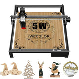 IWECOLOR Laser Engraver, 50W High Accuracy Laser Engraving Machine with 410x400mm Large Working Area, 5.5-7.5W Laser Power Engraver and Cutter for IWECOLOR