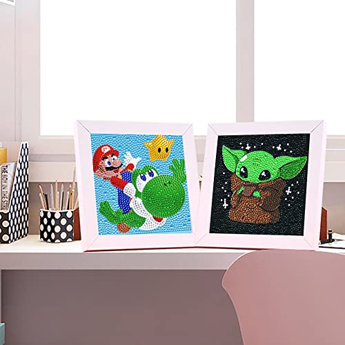 Diamond Painting Kits for Kids 4 Pack Diamond Art for Kids Beginners Kids Diamond  Painting Kits 5D DIY Diamond Painting Big Gem Full Drill Diamond Dots for  Children Ages 6-8-9-12 4PACK-B