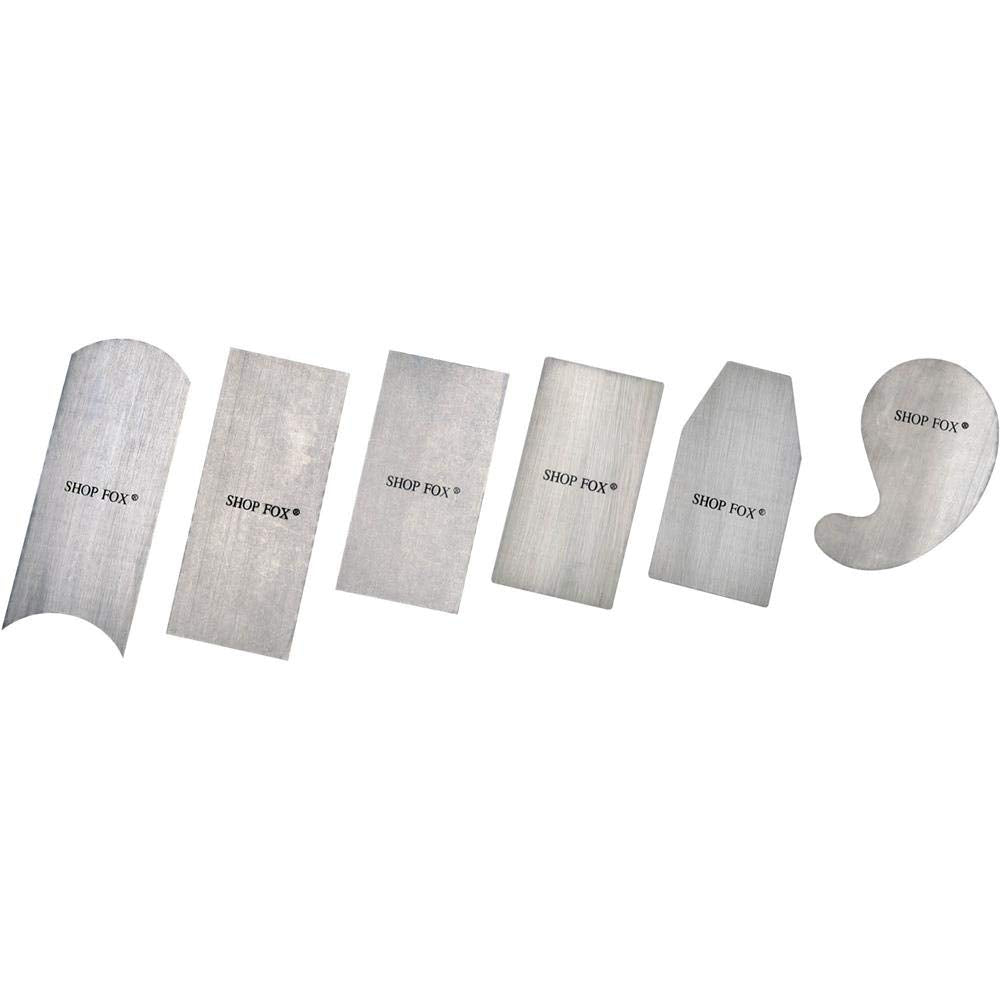 Shop Fox D3294 Scraper Set, 6-Piece, White Shop Fox