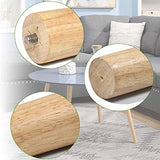 Sopicoz Table Legs 16 inch Wood Furniture Legs for Coffee Table End Table Mid-Century Modern DIY Furniture Tapered Natural Threaded M8 Hanger Bolts Sopicoz