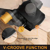 Electric Planer, JELLAS 7.5-Amp 16500 Rpm Power Hand Planer, 3-1/4 Inch Cut Width, Dual-dust out System, Dual-handle Design, Blade Protector, 2 Jellas