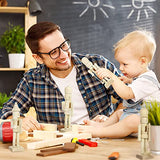 ABOOFAN 6Pcs Christmas Wooden Unfinished Nutcracker Figurines DIY Blank Unpainted Nutcracker Puppet Walnut Soldier Ornament Decoration ABOOFAN