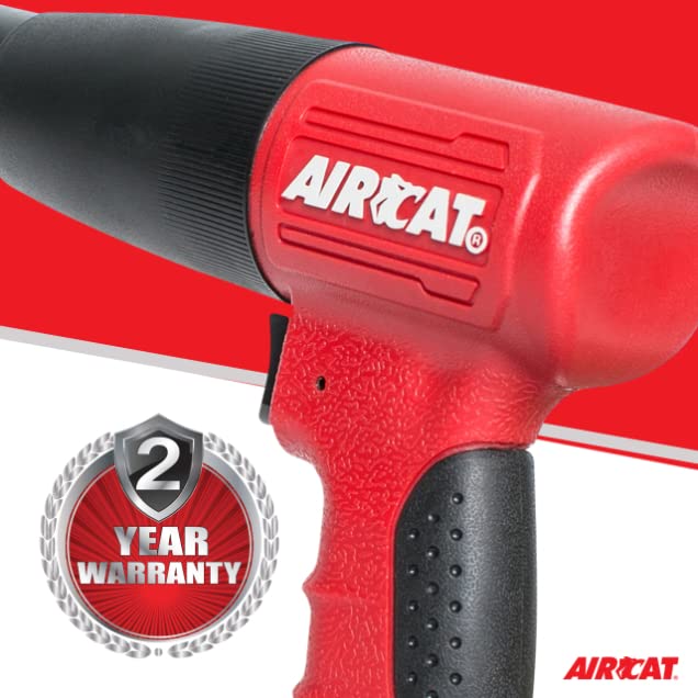 AIRCAT Pneumatic Tools 5200-A-T: 0.401-Inch Shank Composite Long Stroke Air Hammer 2,100 BPM - WoodArtSupply