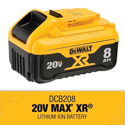 DEWALT 20V MAX* XR Battery, 8.0-Ah (DCB208) DEWALT