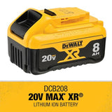 DEWALT 20V MAX* XR Battery, 8.0-Ah (DCB208) DEWALT