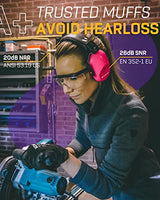 Vanderfields Hearing Protection Headphones 20dB Noise Reduction, Noise Cancelling Ear Muffs for Adults-Passive Ear Protection for Shooting Range, Vanderfields