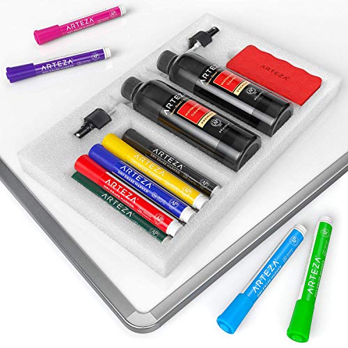 Arteza Dry Erase Markers, Fine Tip, Assorted Colors, for the